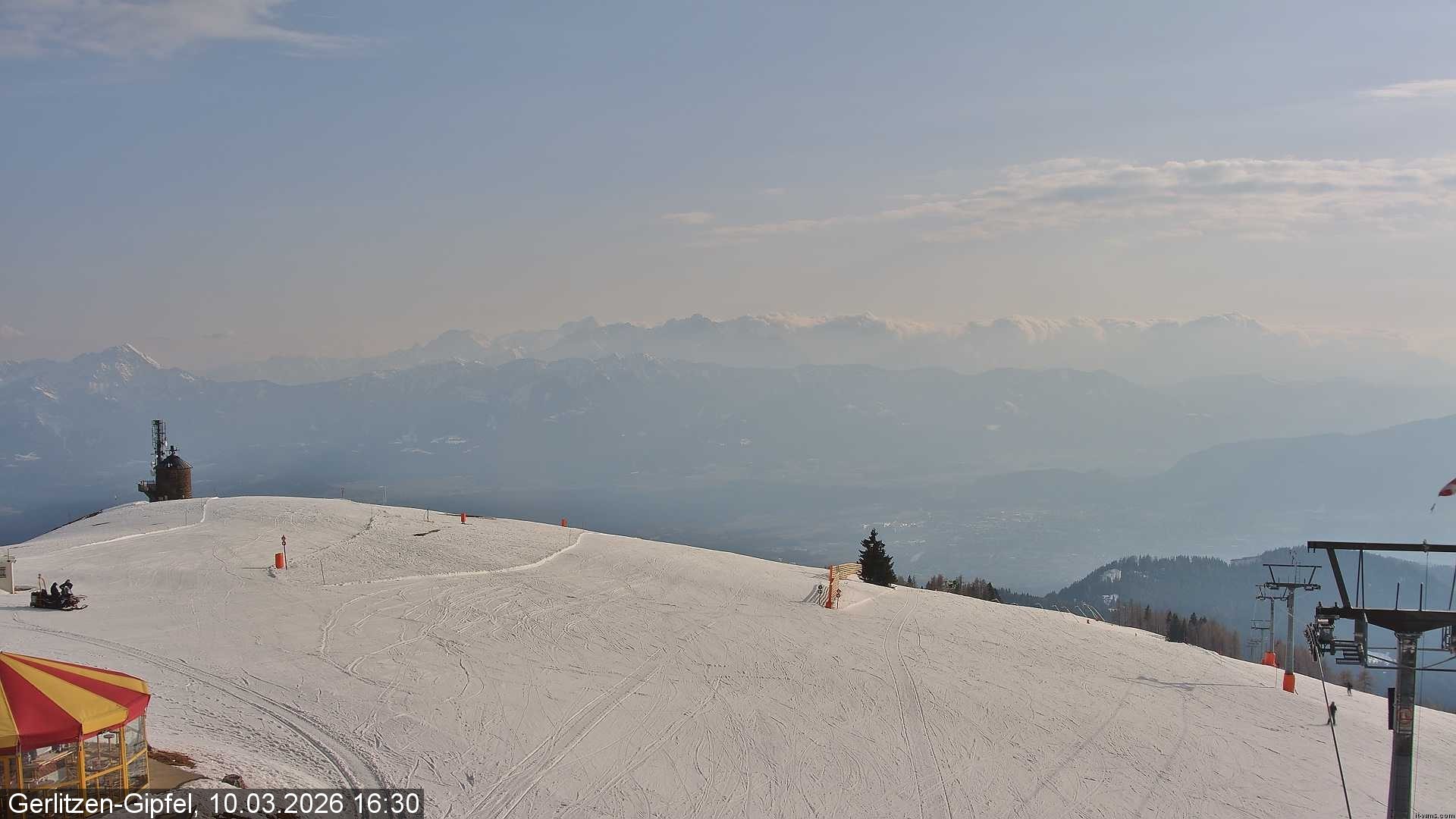 Archiv Foto Webcam Gipfel der Gerlitzen (Kärnten)