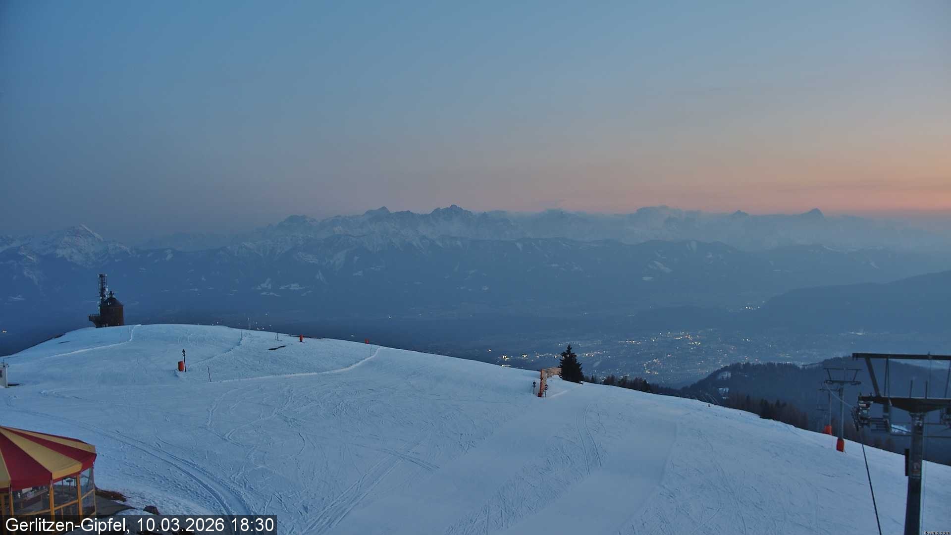 Archiv Foto Webcam Gipfel der Gerlitzen (Kärnten)