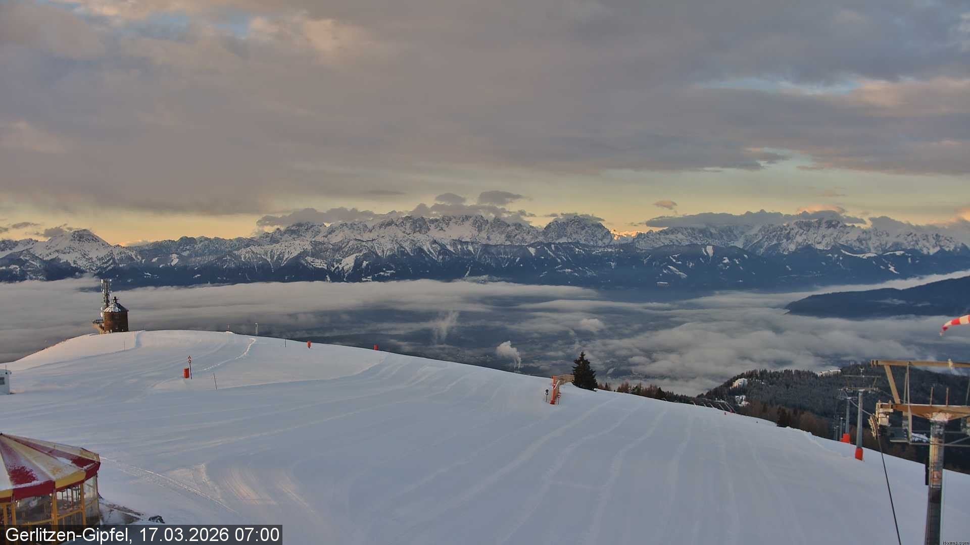 Archiv Foto Webcam Gipfel der Gerlitzen (Kärnten)