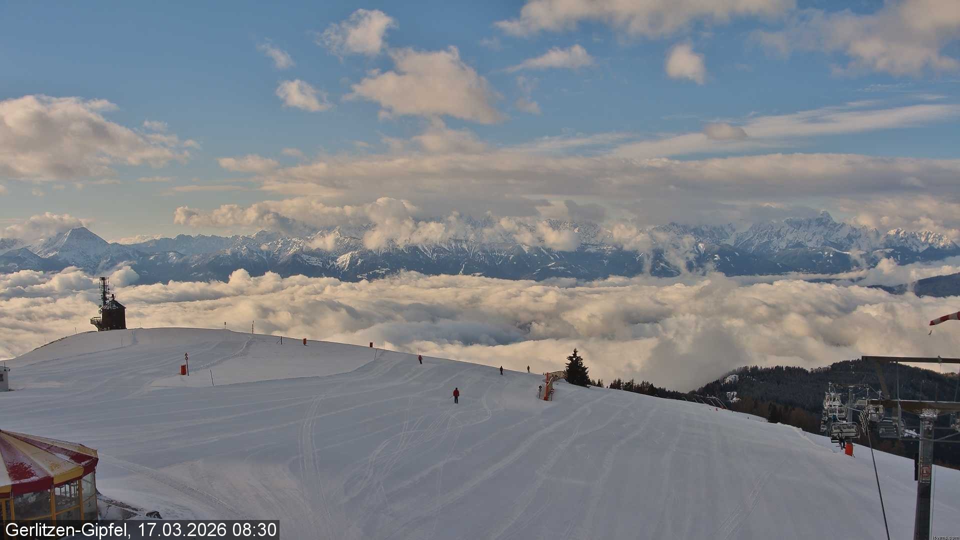 Archiv Foto Webcam Gipfel der Gerlitzen (Kärnten)