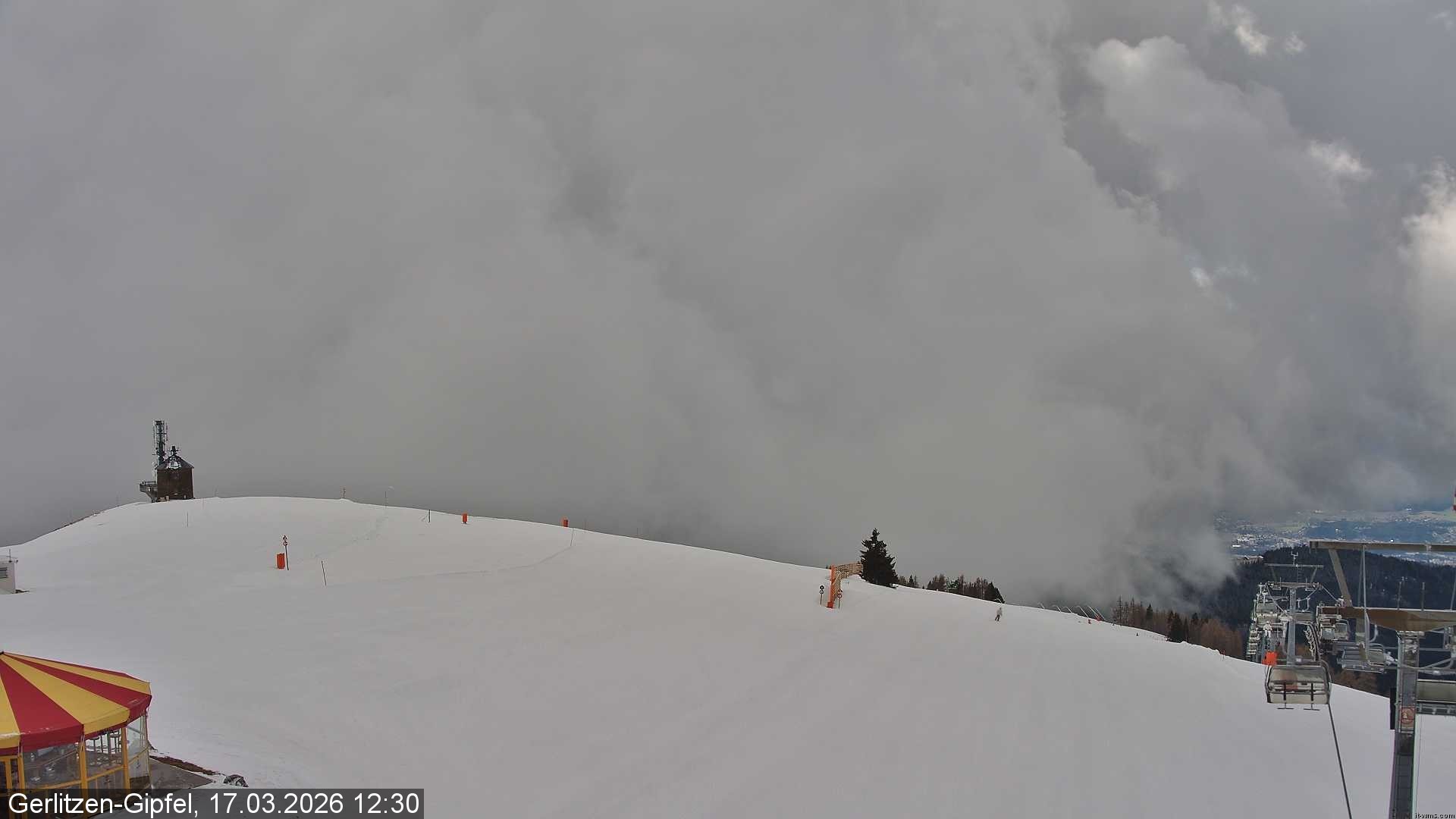 Archiv Foto Webcam Gipfel der Gerlitzen (Kärnten)