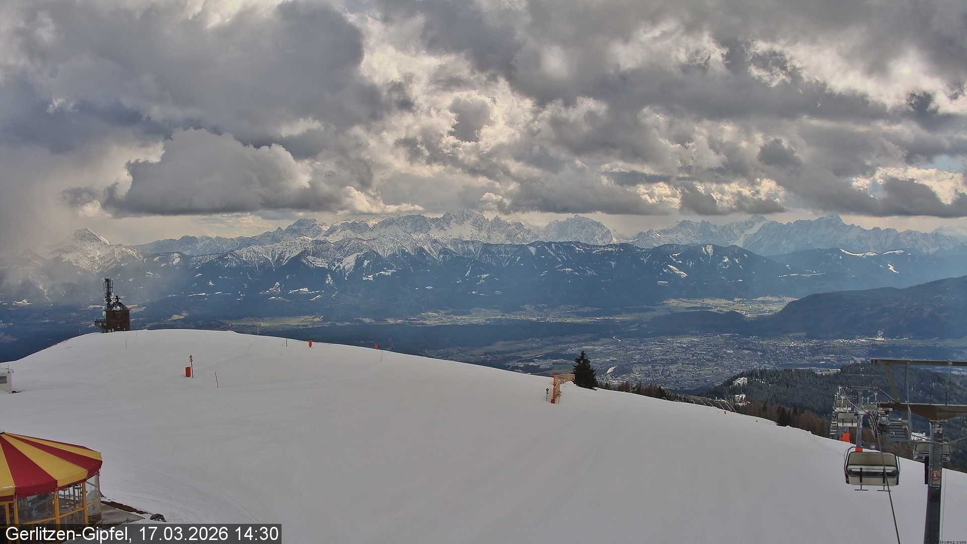 Archiv Foto Webcam Gipfel der Gerlitzen (Kärnten)