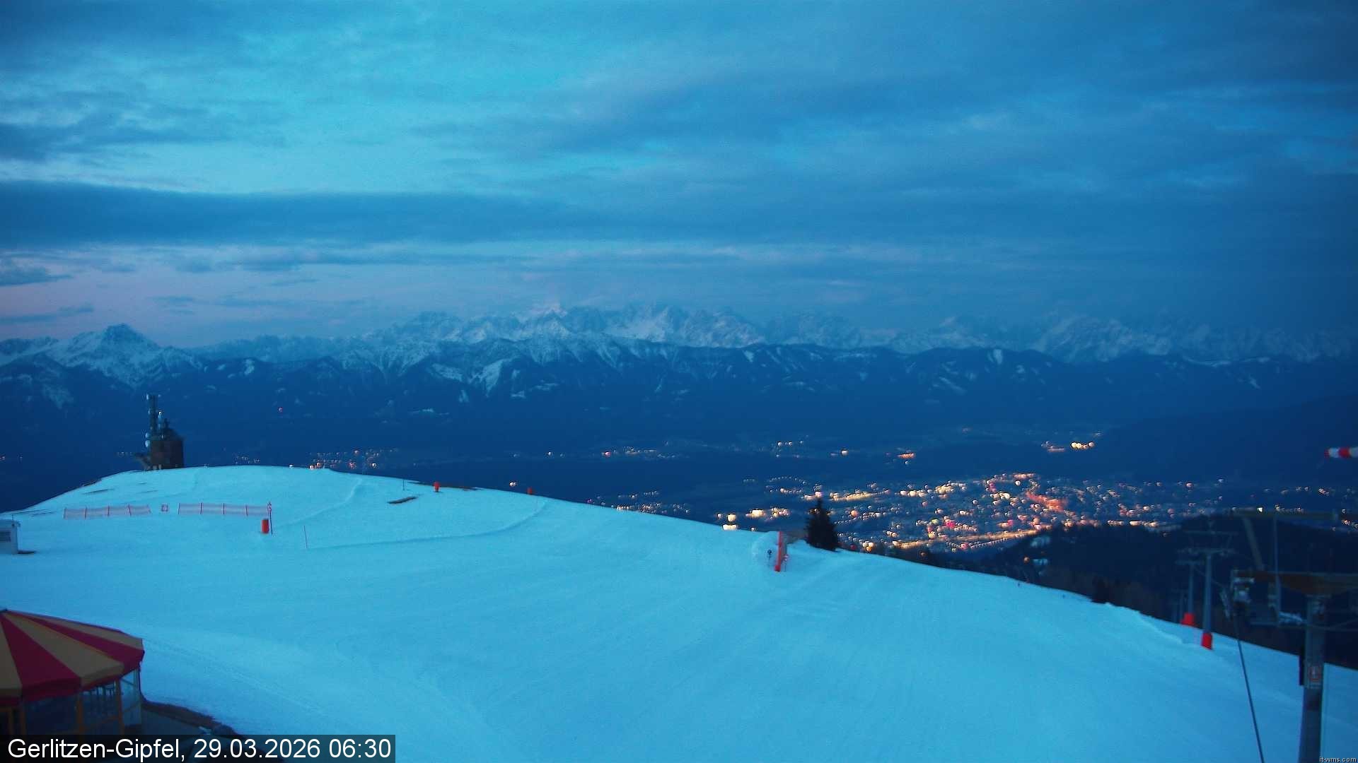 Archiv Foto Webcam Gipfel der Gerlitzen (Kärnten)