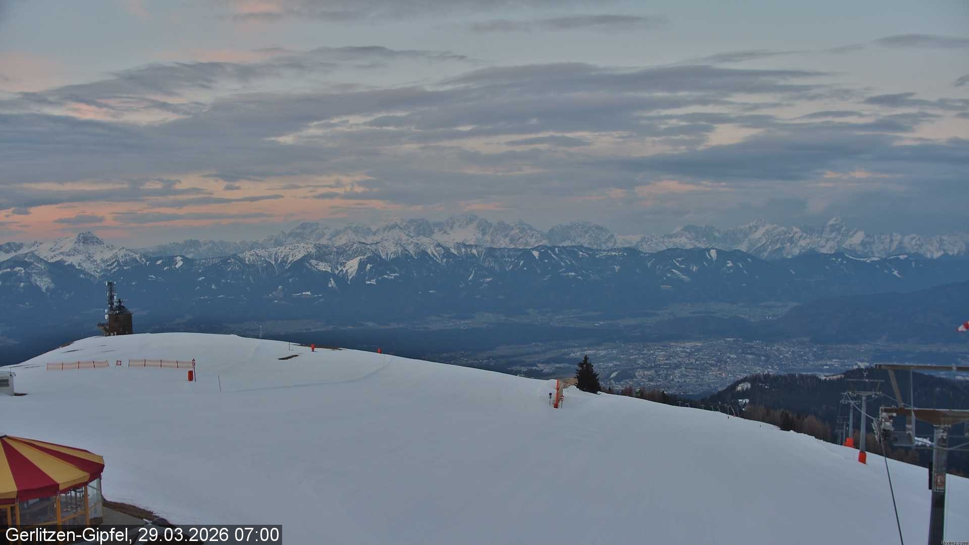 Archiv Foto Webcam Gipfel der Gerlitzen (Kärnten)