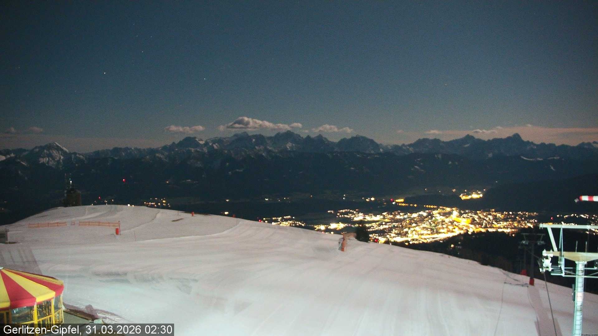 Archiv Foto Webcam Gipfel der Gerlitzen (Kärnten)