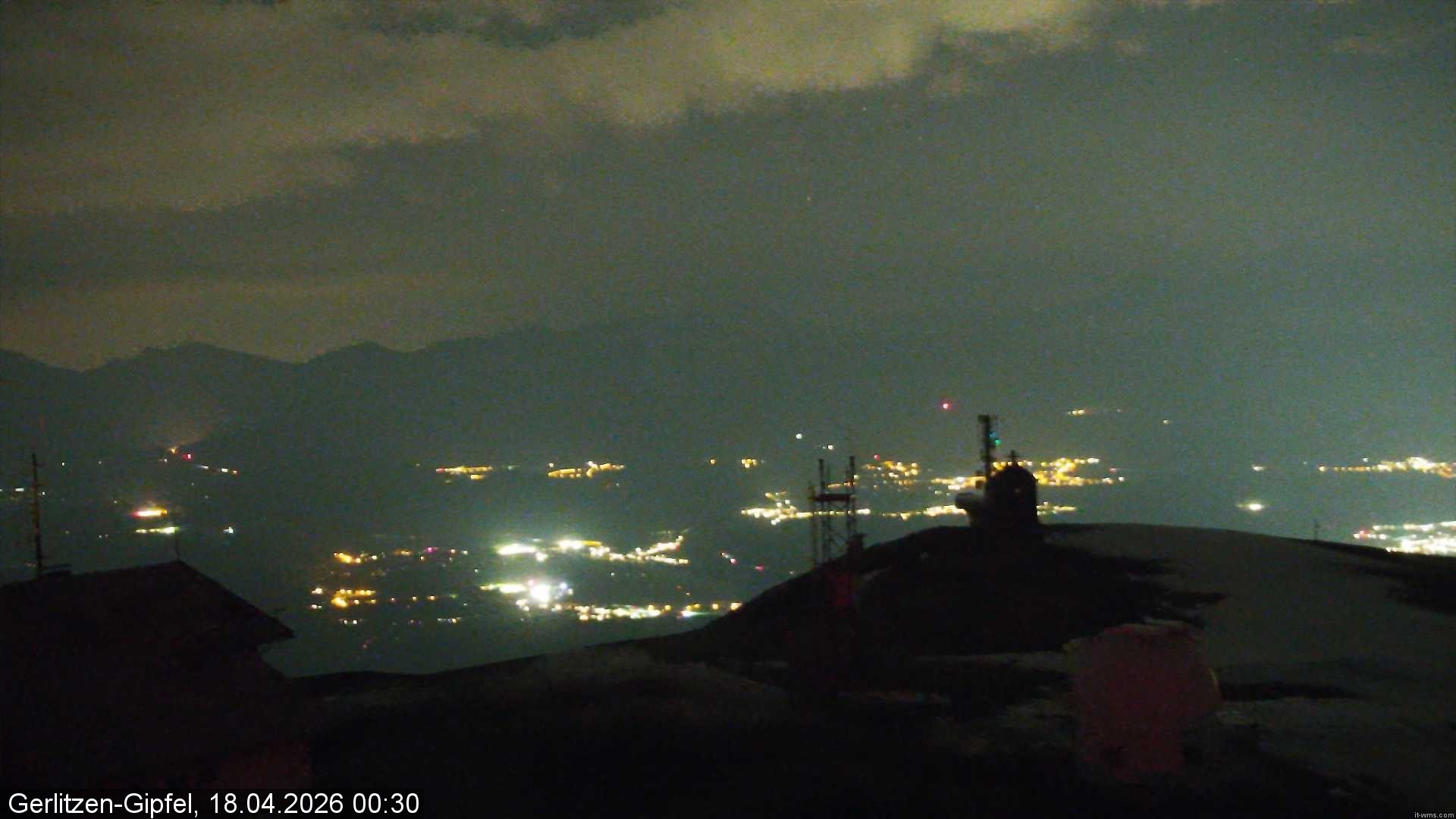 Archiv Foto Webcam Gipfel der Gerlitzen (Kärnten)