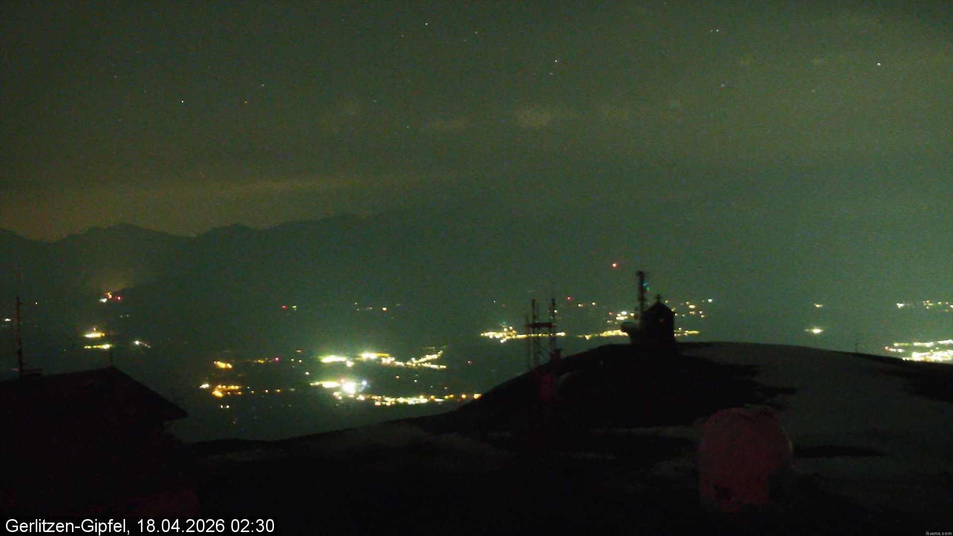 Archiv Foto Webcam Gipfel der Gerlitzen (Kärnten)