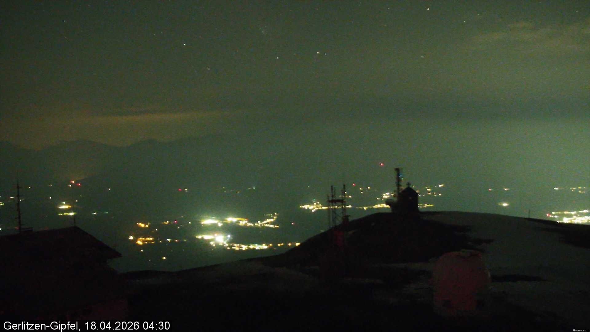 Archiv Foto Webcam Gipfel der Gerlitzen (Kärnten)