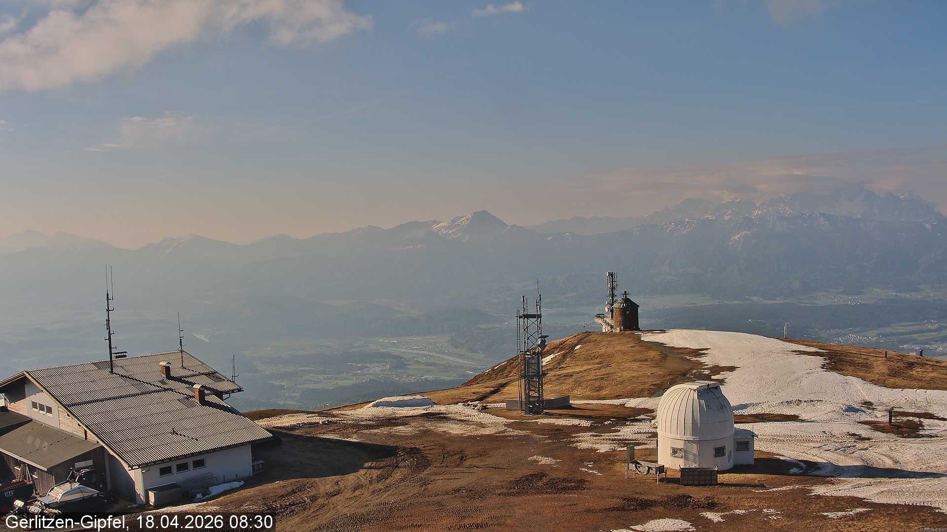 Archiv Foto Webcam Gipfel der Gerlitzen (Kärnten)