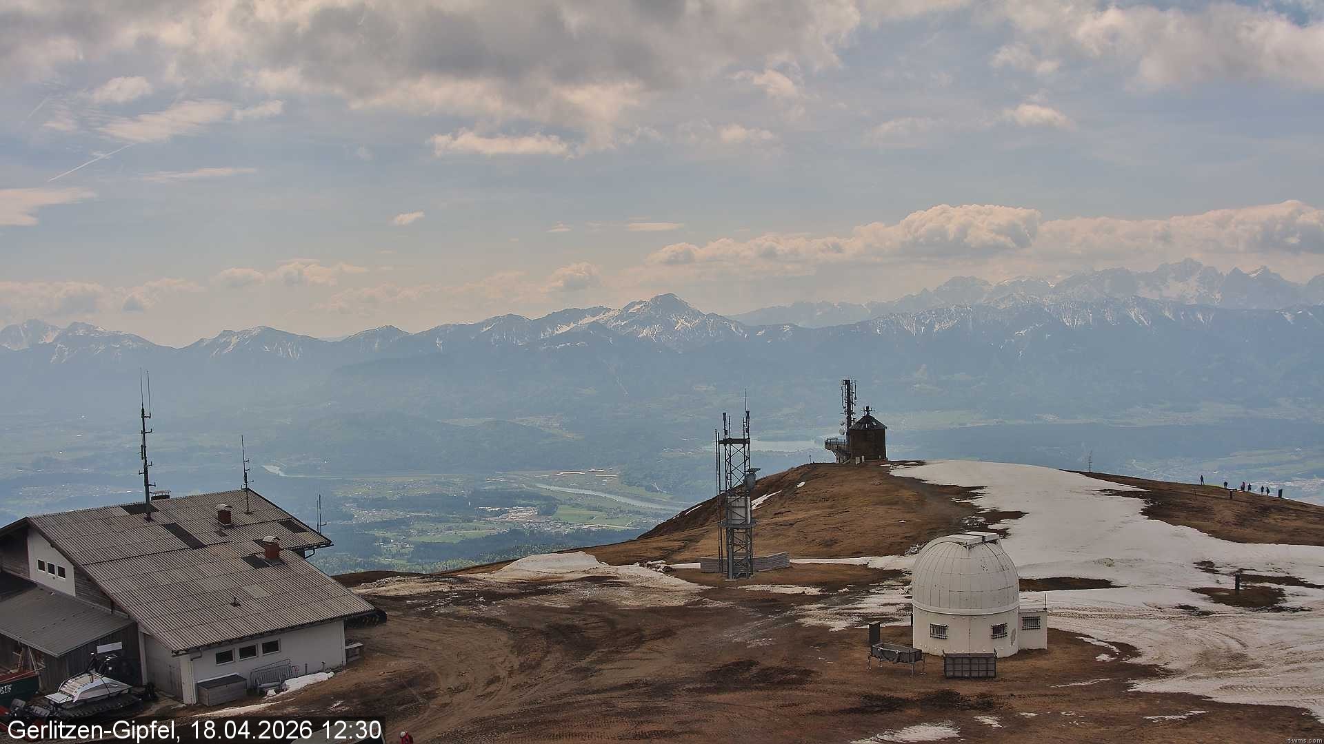 Archiv Foto Webcam Gipfel der Gerlitzen (Kärnten)