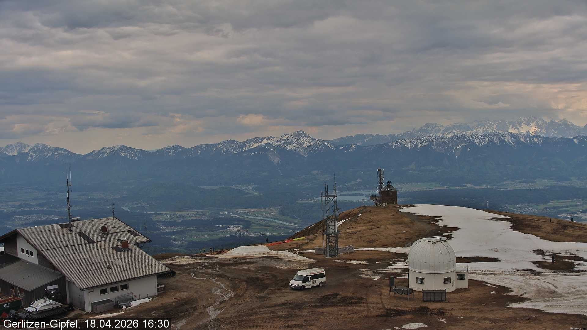 Archiv Foto Webcam Gipfel der Gerlitzen (Kärnten)