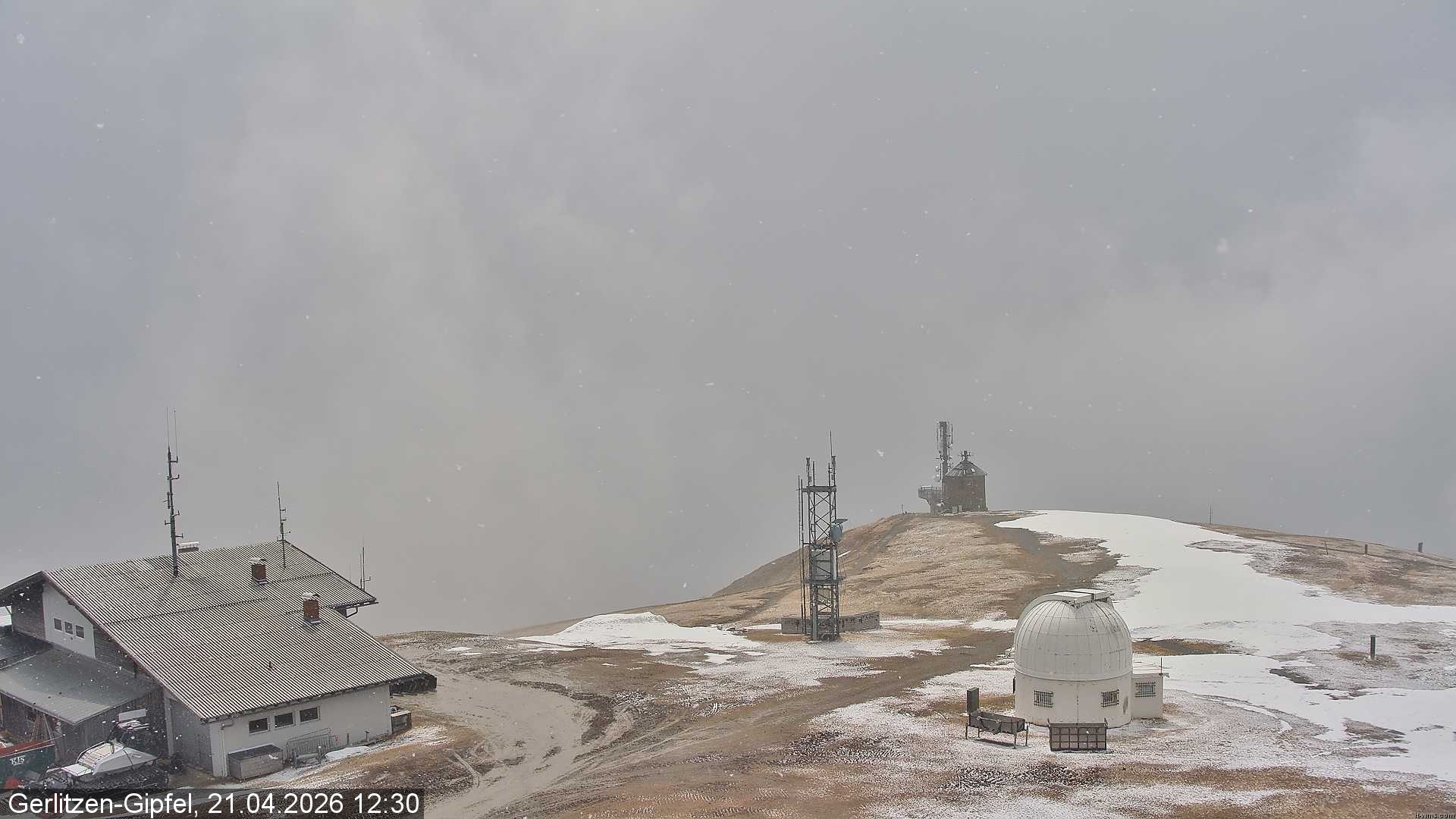 Archiv Foto Webcam Gipfel der Gerlitzen (Kärnten)