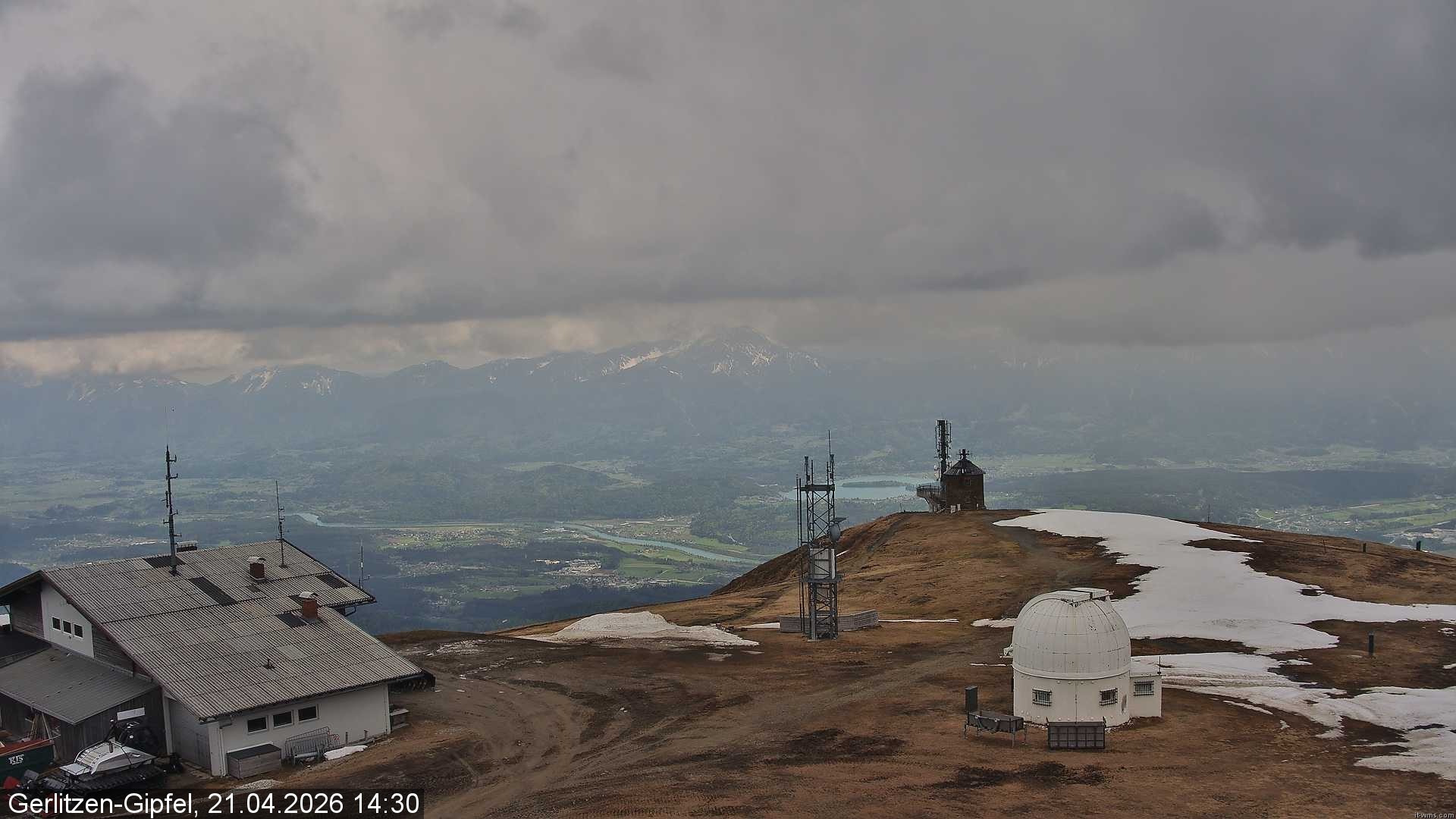 Archiv Foto Webcam Gipfel der Gerlitzen (Kärnten)