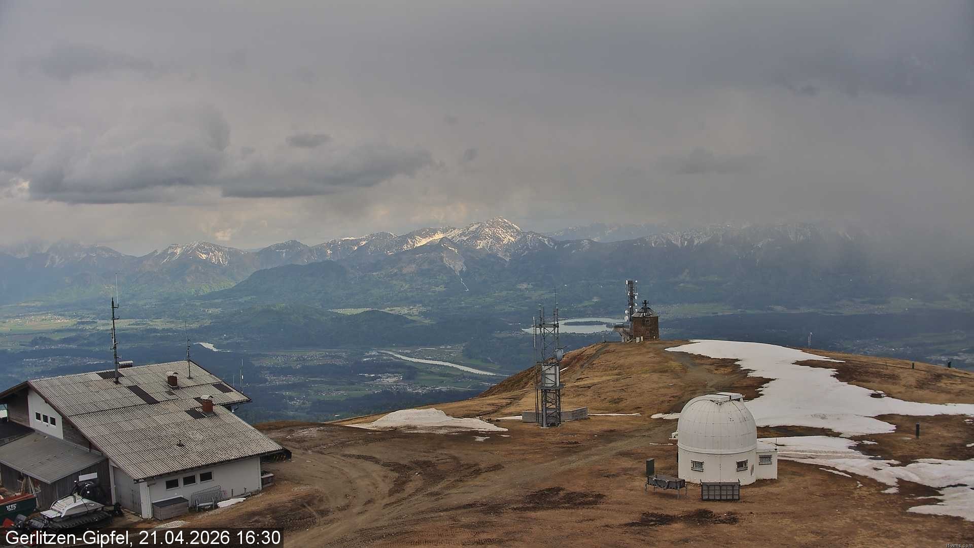 Archiv Foto Webcam Gipfel der Gerlitzen (Kärnten)
