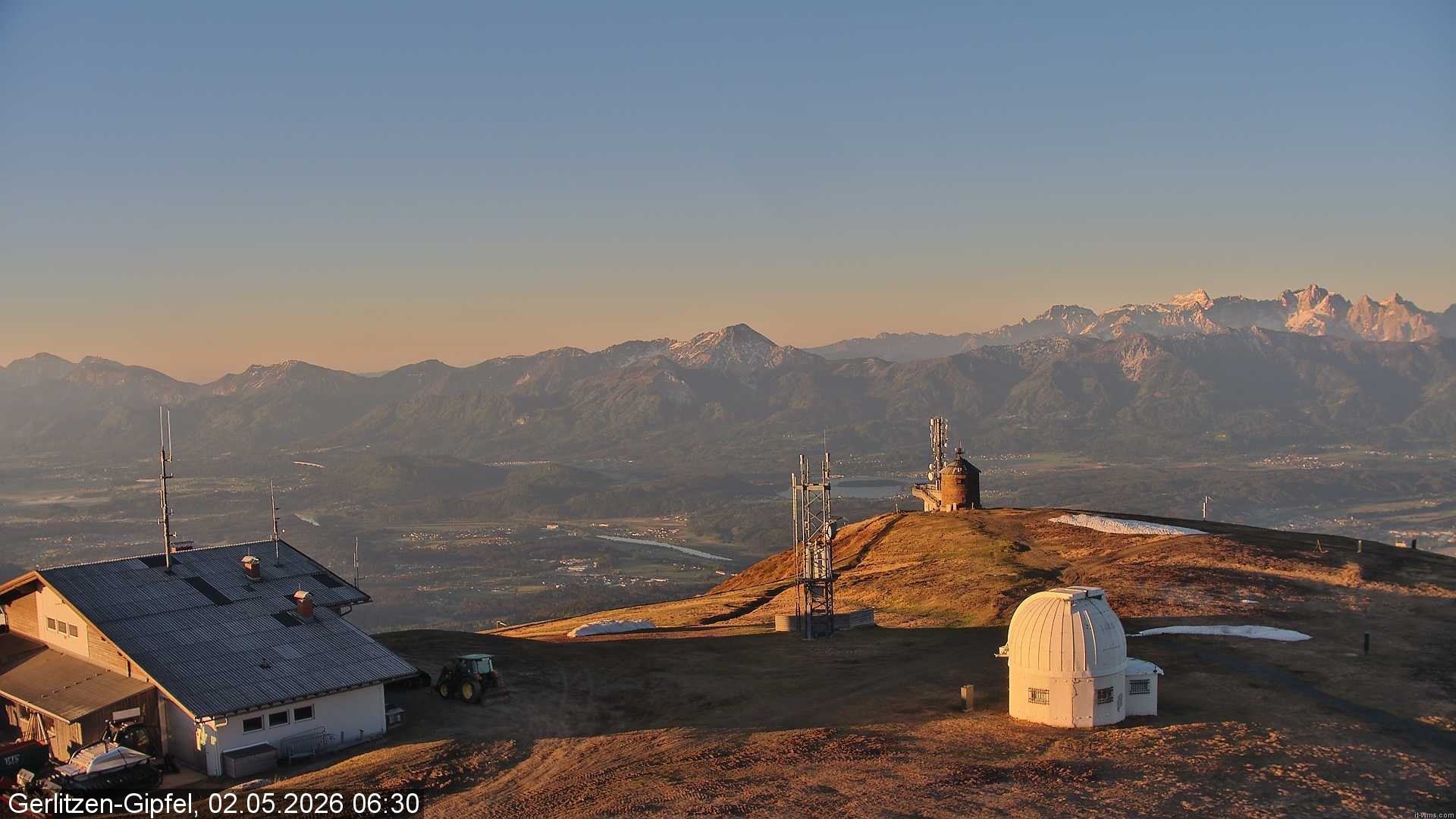 Archiv Foto Webcam Gipfel der Gerlitzen (Kärnten)
