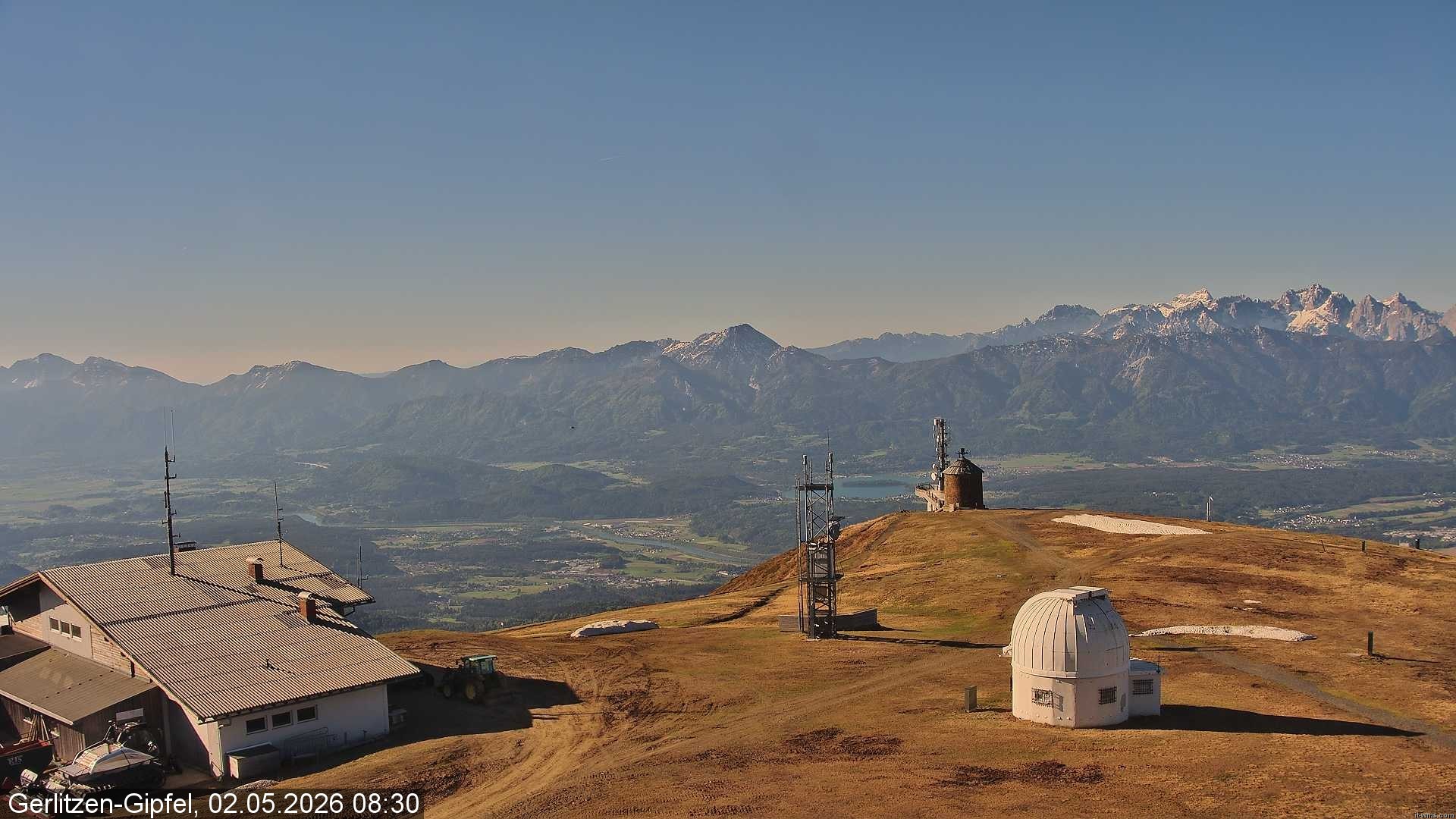 Archiv Foto Webcam Gipfel der Gerlitzen (Kärnten)