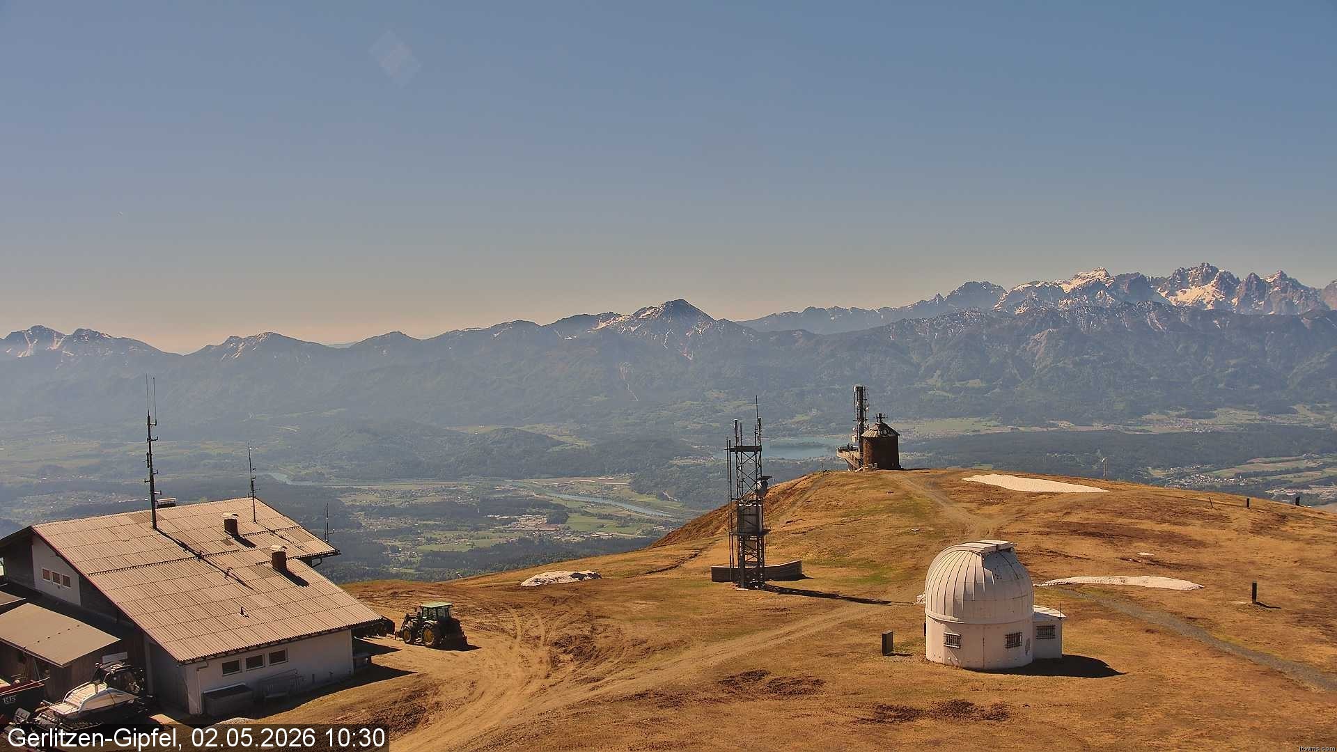 Archiv Foto Webcam Gipfel der Gerlitzen (Kärnten)
