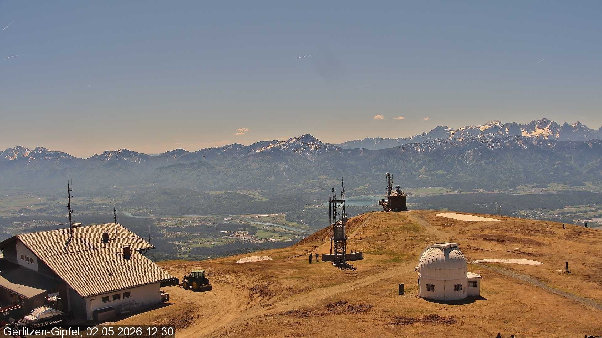 Archiv Foto Webcam Gipfel der Gerlitzen (Kärnten)