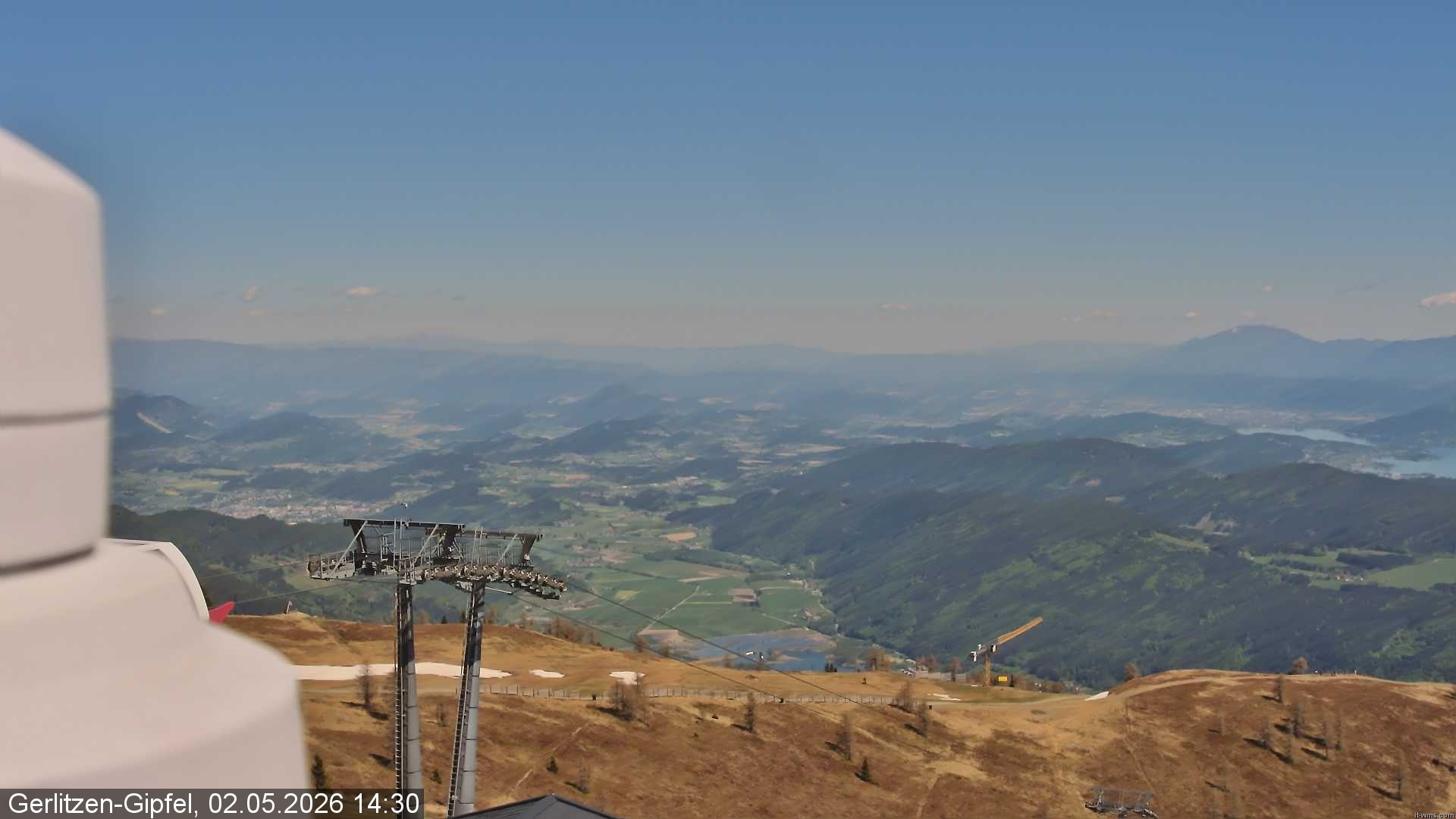 Archiv Foto Webcam Gipfel der Gerlitzen (Kärnten)