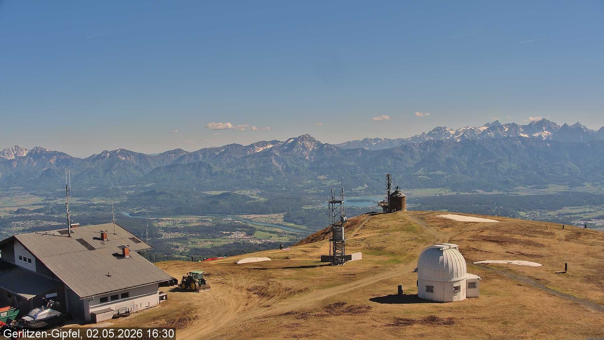 Archiv Foto Webcam Gipfel der Gerlitzen (Kärnten)