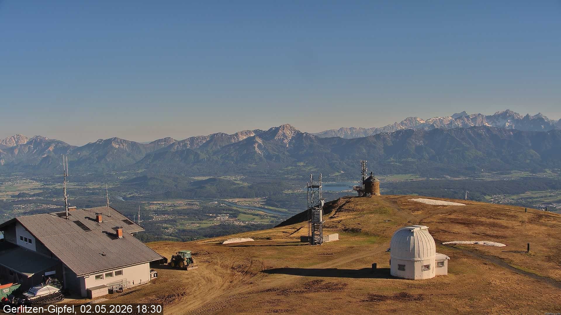 Archiv Foto Webcam Gipfel der Gerlitzen (Kärnten)