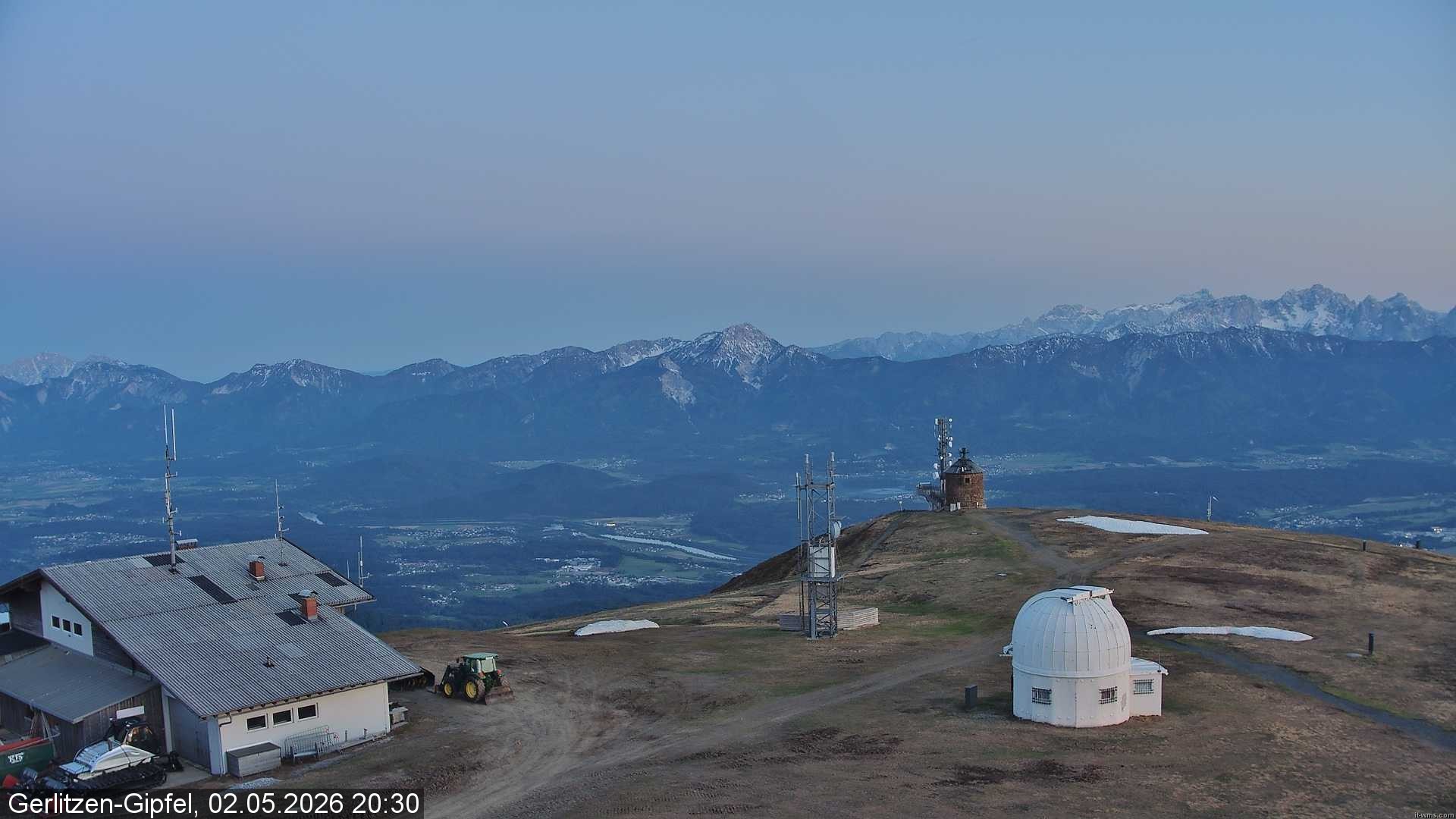 Archiv Foto Webcam Gipfel der Gerlitzen (Kärnten)