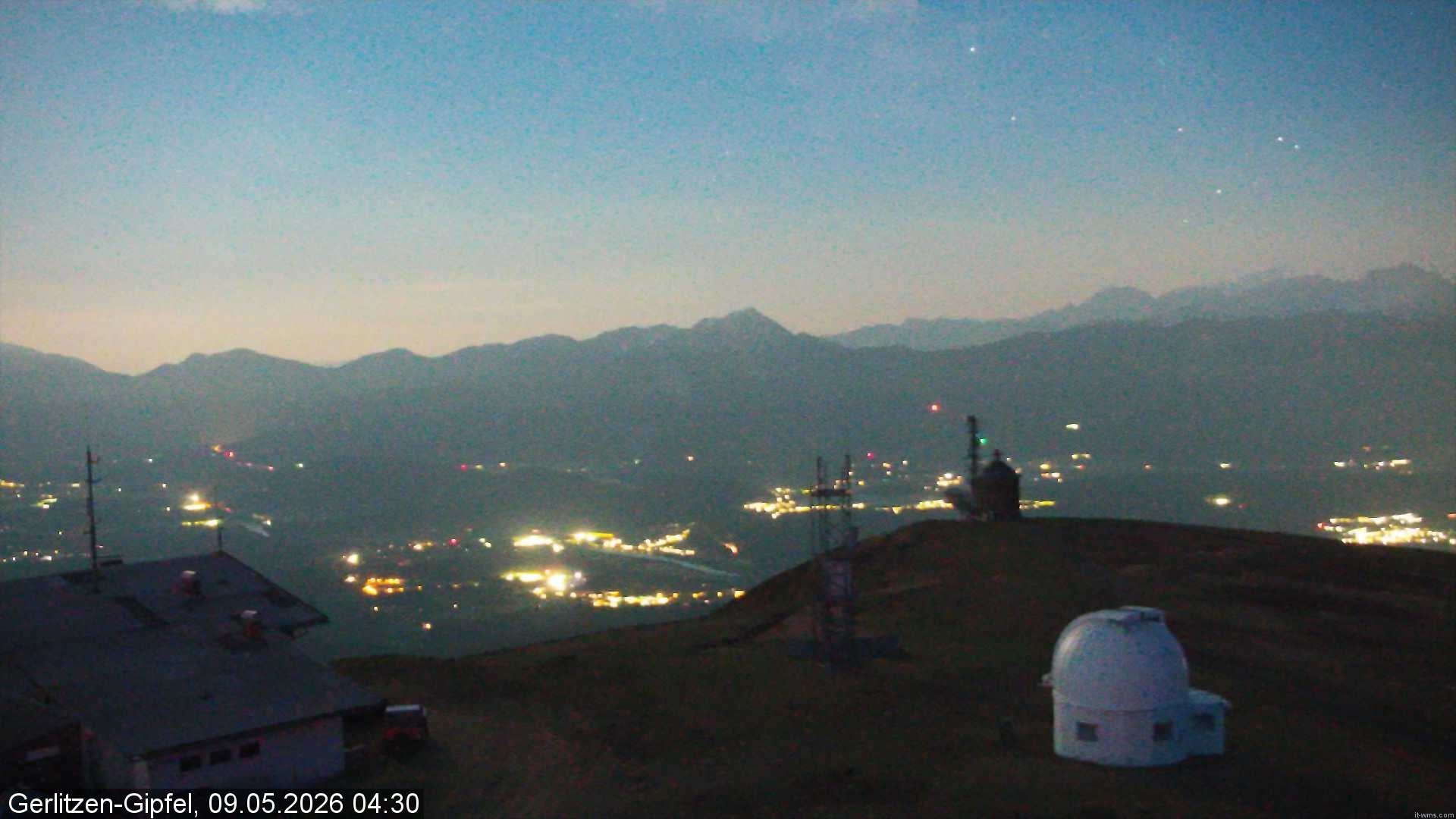 Archiv Foto Webcam Gipfel der Gerlitzen (Kärnten)