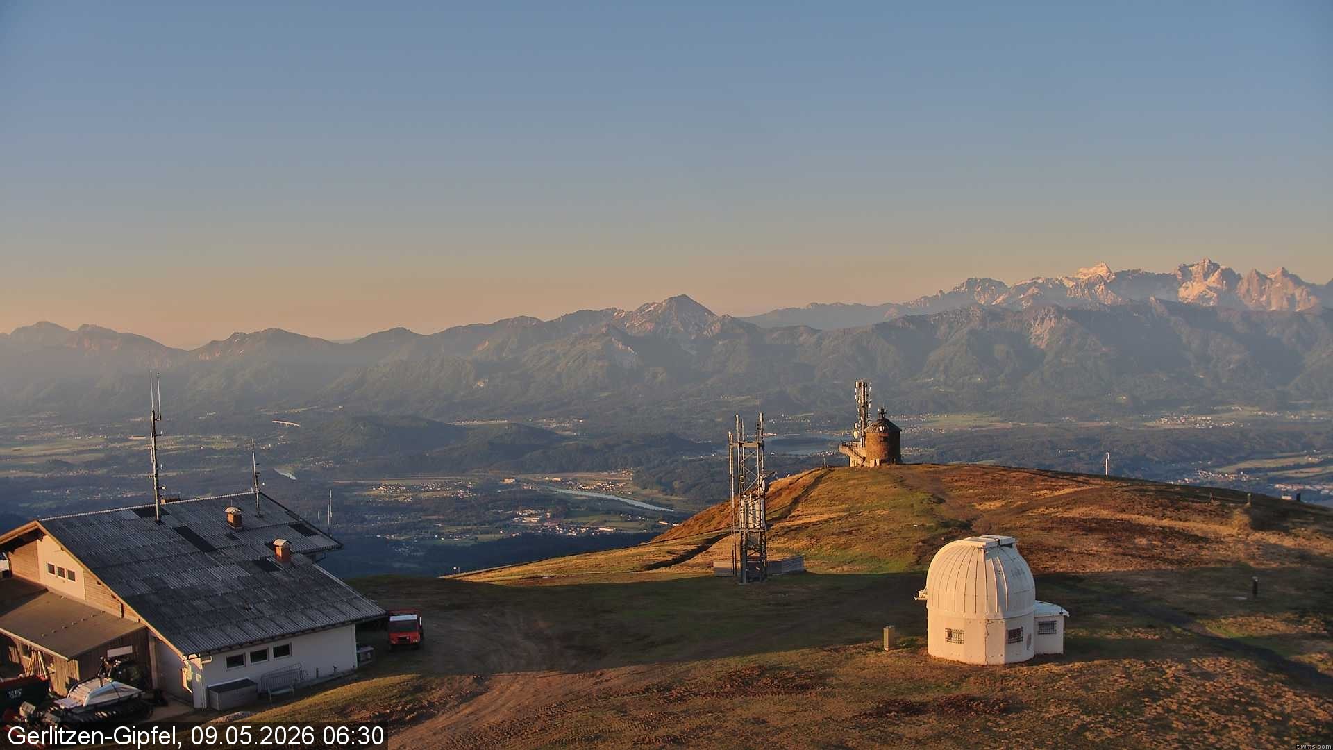 Archiv Foto Webcam Gipfel der Gerlitzen (Kärnten)