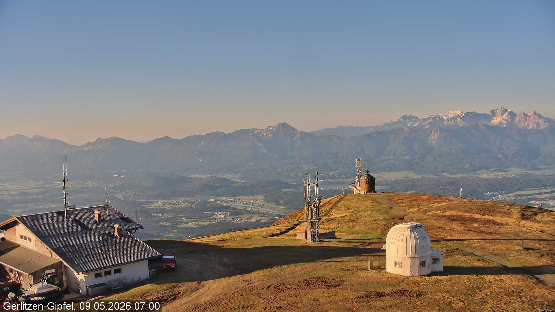 Archiv Foto Webcam Gipfel der Gerlitzen (Kärnten)