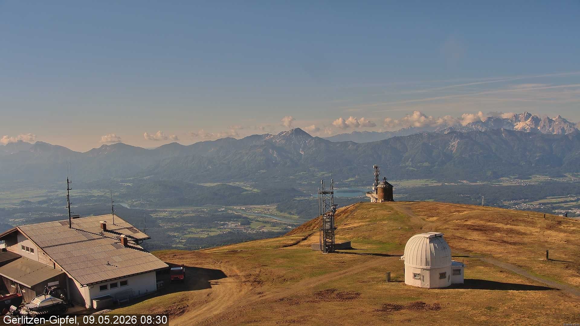 Archiv Foto Webcam Gipfel der Gerlitzen (Kärnten)
