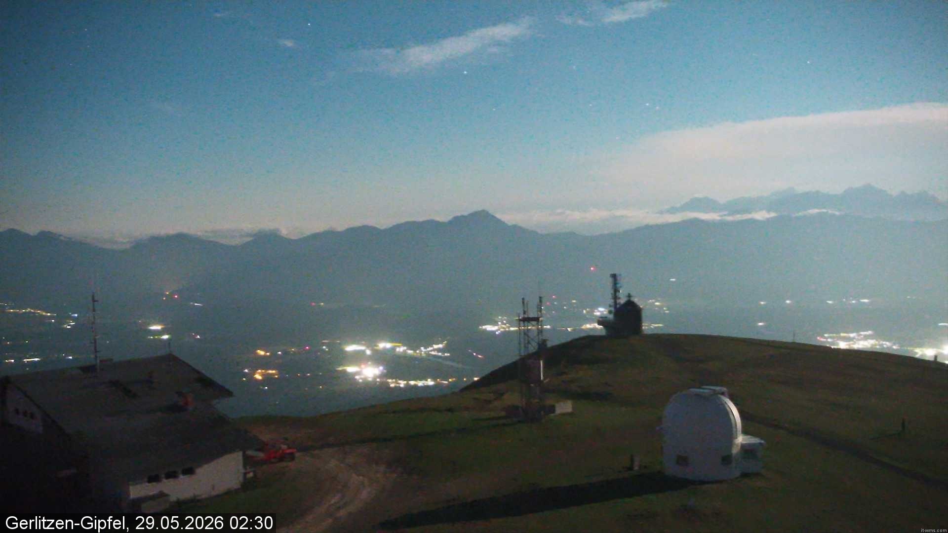 Archiv Foto Webcam Gipfel der Gerlitzen (Kärnten)