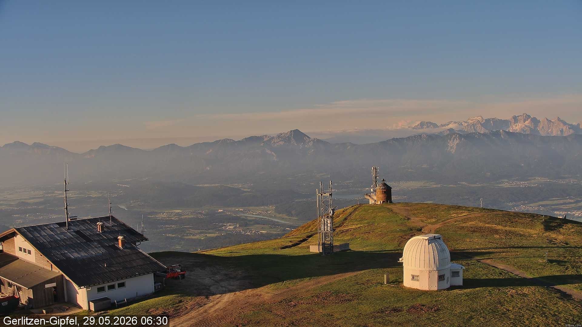 Archiv Foto Webcam Gipfel der Gerlitzen (Kärnten)