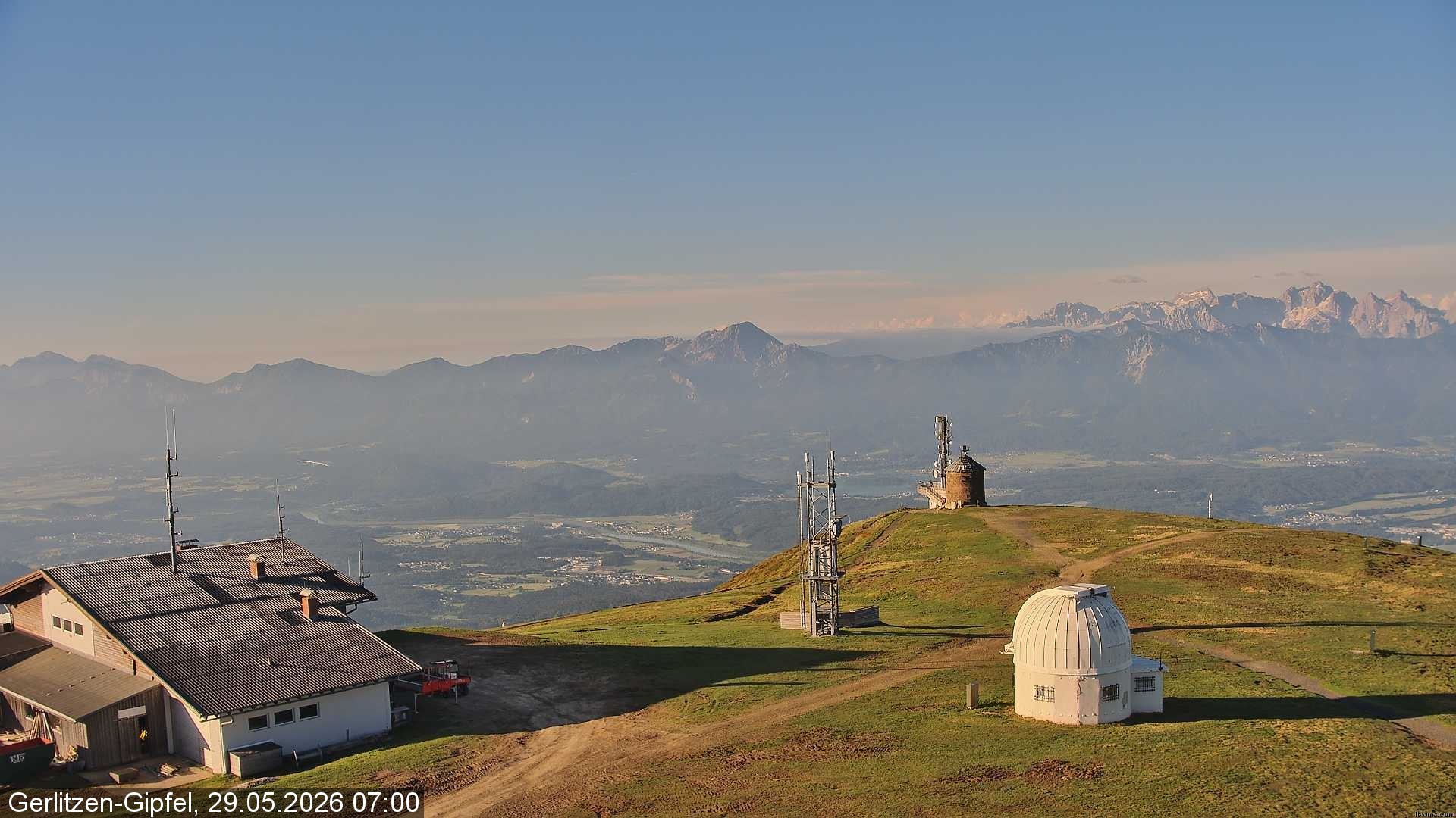 Archiv Foto Webcam Gipfel der Gerlitzen (Kärnten)