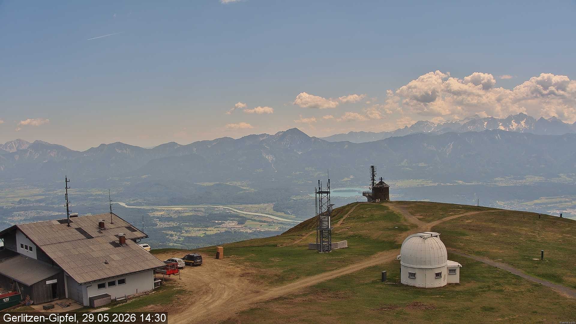 Archiv Foto Webcam Gipfel der Gerlitzen (Kärnten)