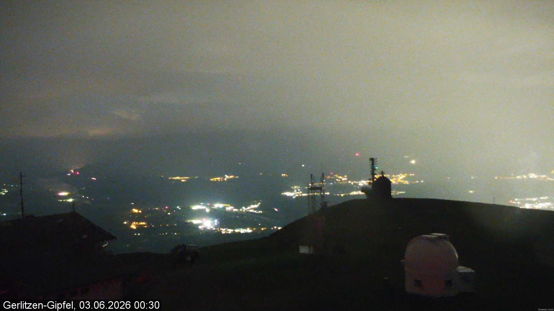 Archiv Foto Webcam Gipfel der Gerlitzen (Kärnten)