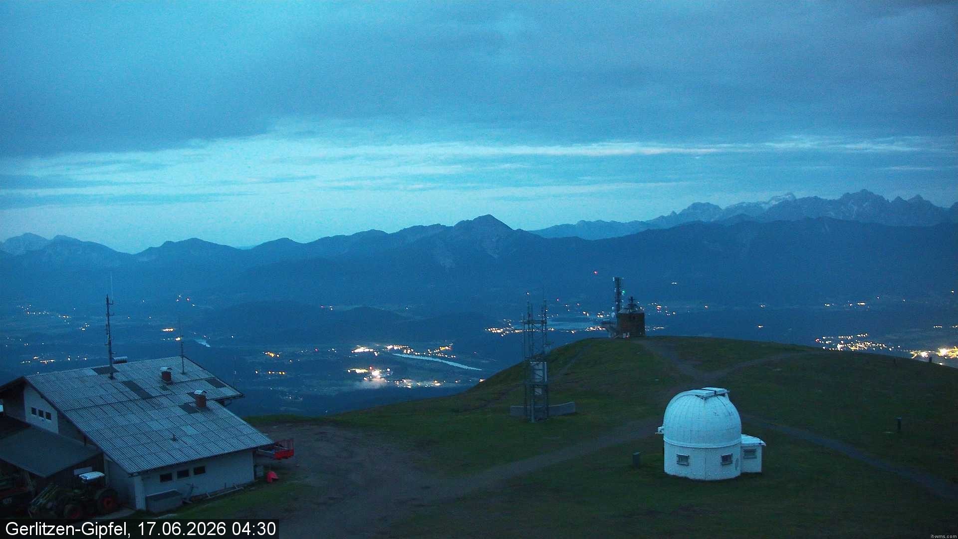 Archiv Foto Webcam Gipfel der Gerlitzen (Kärnten)