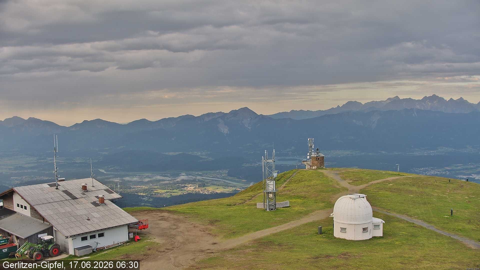 Archiv Foto Webcam Gipfel der Gerlitzen (Kärnten)