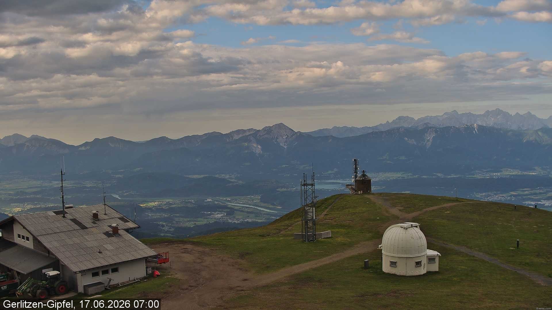 Archiv Foto Webcam Gipfel der Gerlitzen (Kärnten)