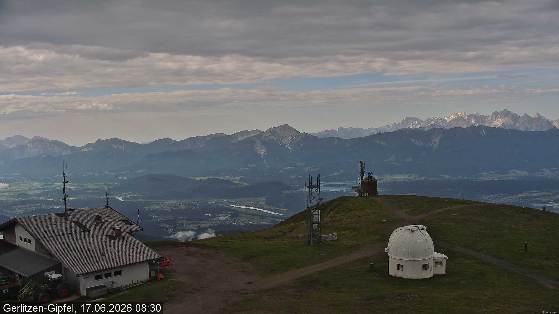Archiv Foto Webcam Gipfel der Gerlitzen (Kärnten)