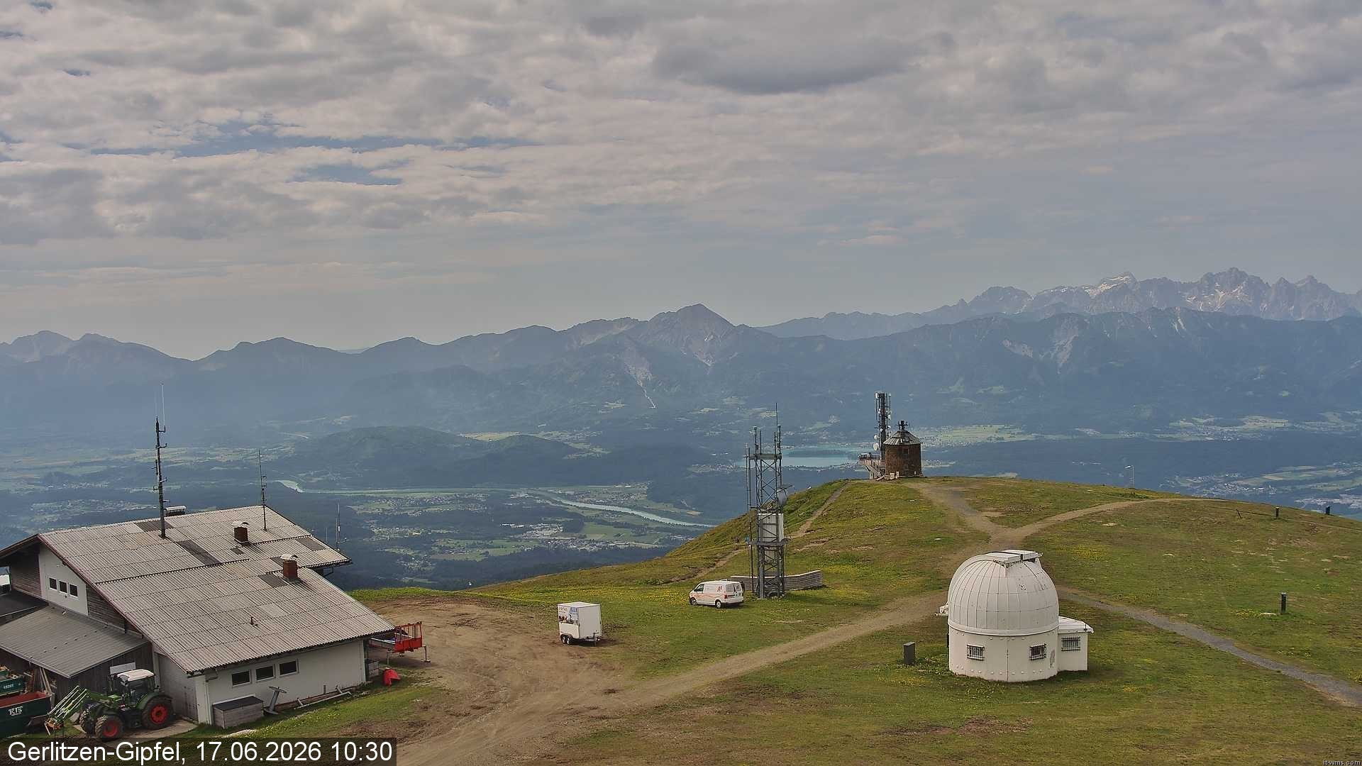 Archiv Foto Webcam Gipfel der Gerlitzen (Kärnten)