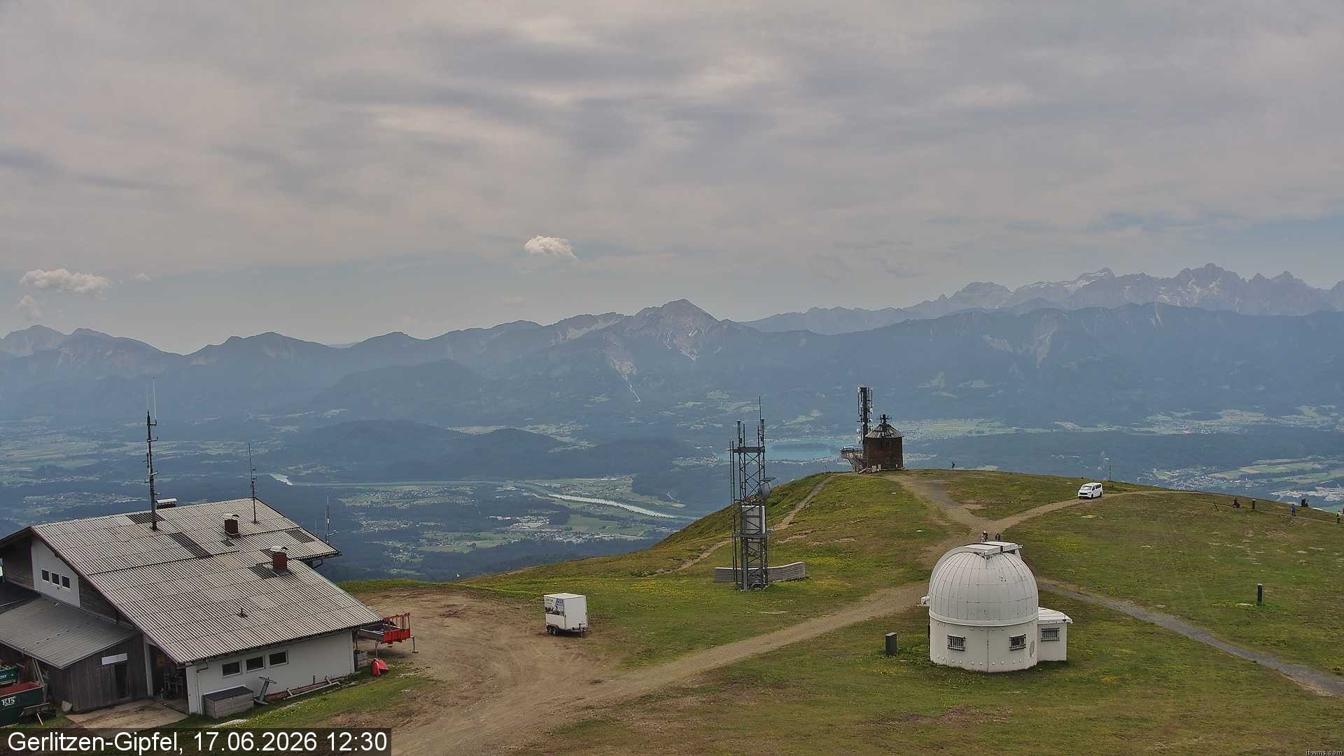 Archiv Foto Webcam Gipfel der Gerlitzen (Kärnten)