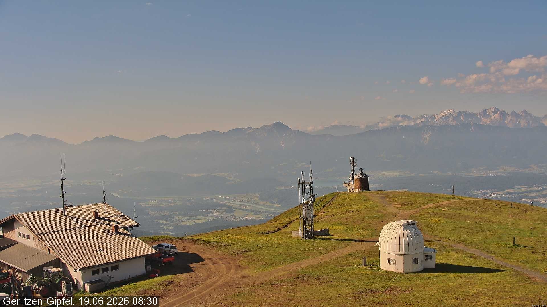 Archiv Foto Webcam Gipfel der Gerlitzen (Kärnten)