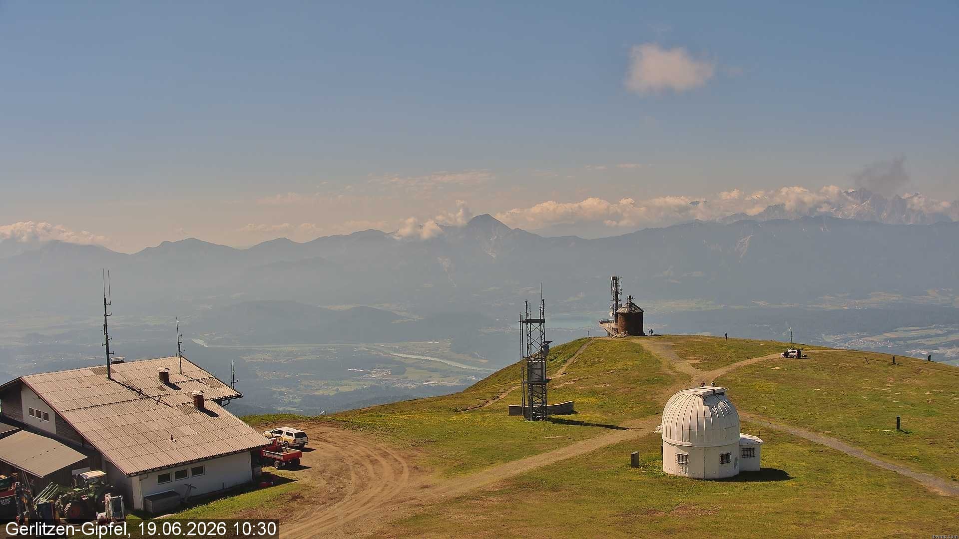 Archiv Foto Webcam Gipfel der Gerlitzen (Kärnten)