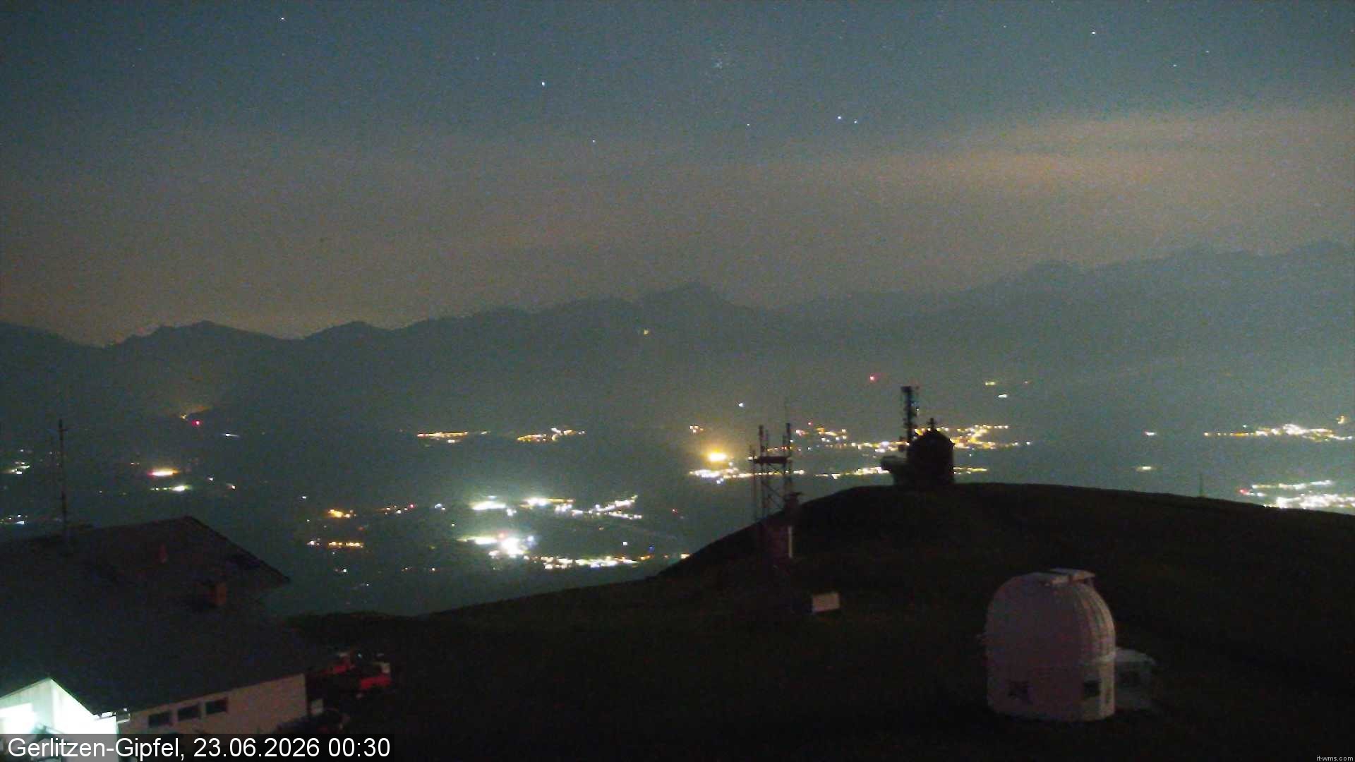 Archiv Foto Webcam Gipfel der Gerlitzen (Kärnten)