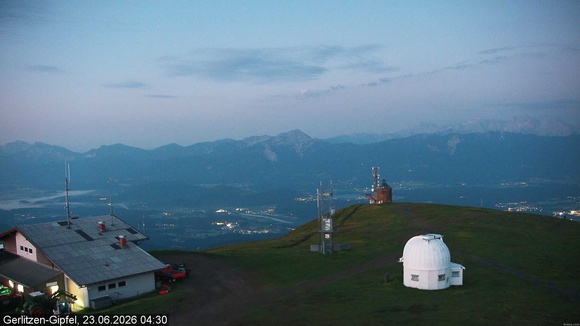 Archiv Foto Webcam Gipfel der Gerlitzen (Kärnten)