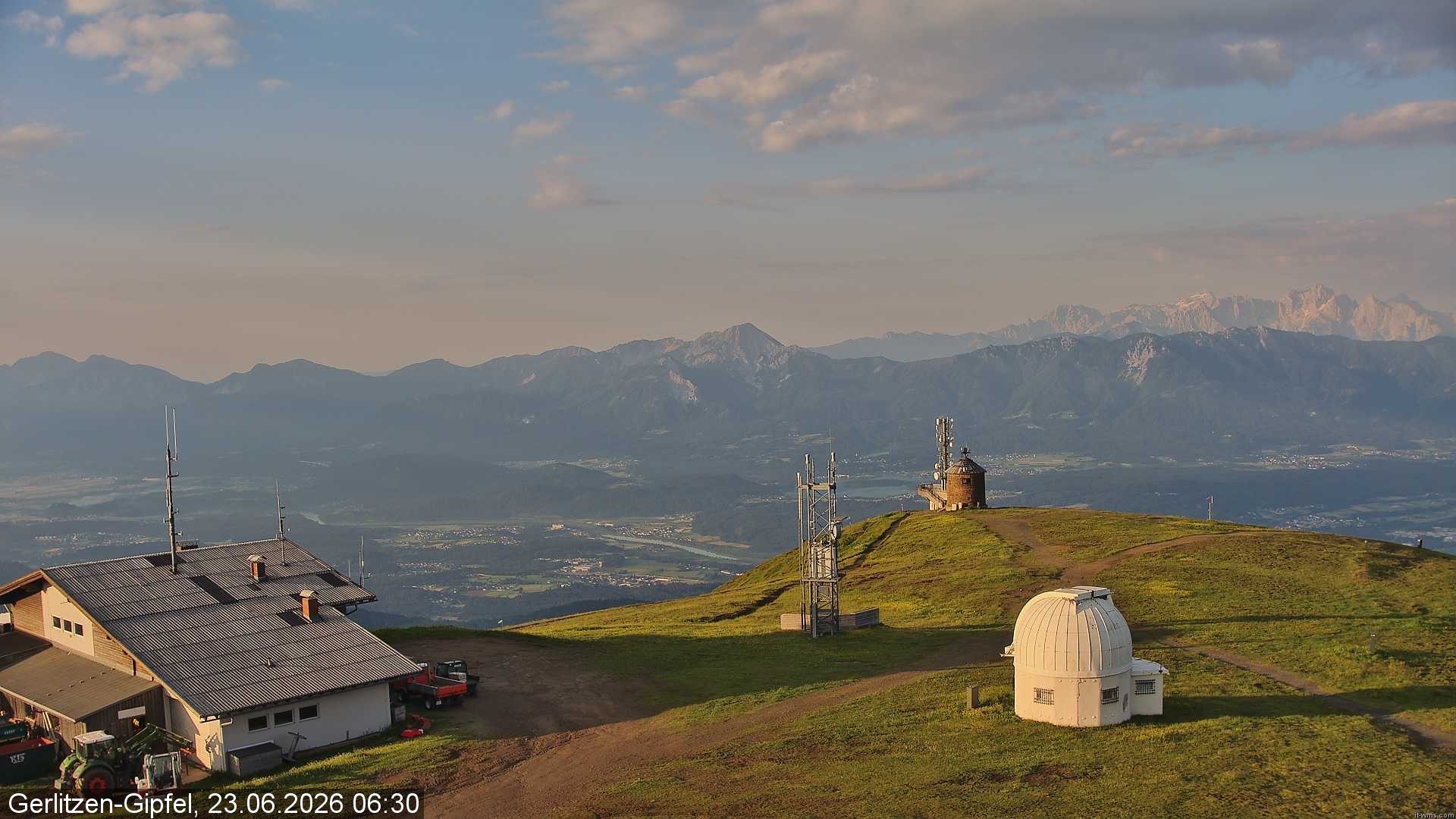 Archiv Foto Webcam Gipfel der Gerlitzen (Kärnten)