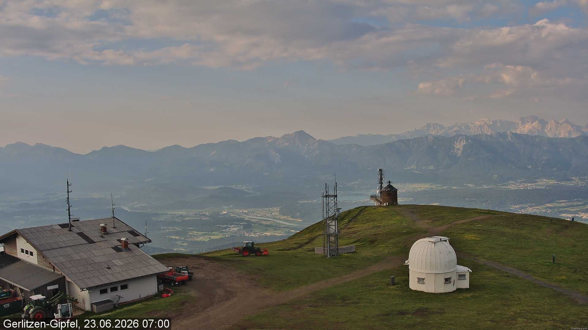 Archiv Foto Webcam Gipfel der Gerlitzen (Kärnten)