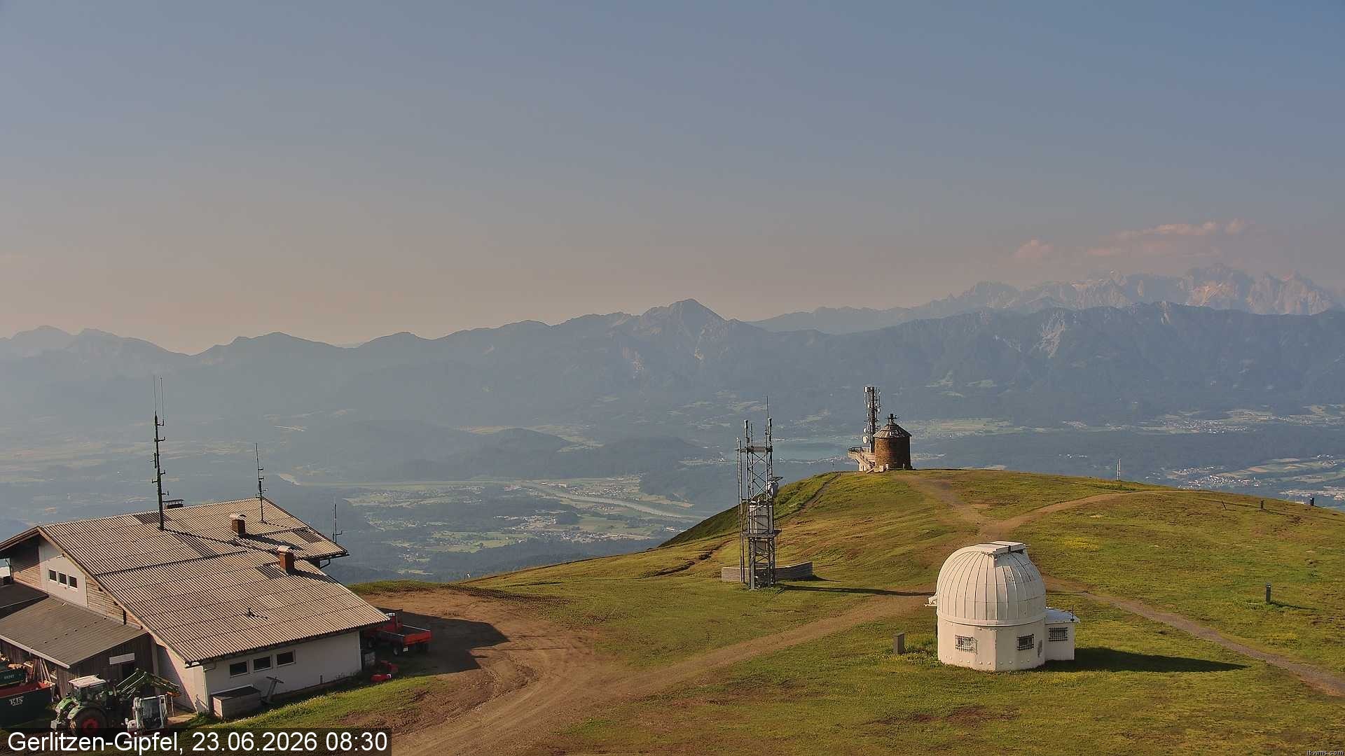 Archiv Foto Webcam Gipfel der Gerlitzen (Kärnten)