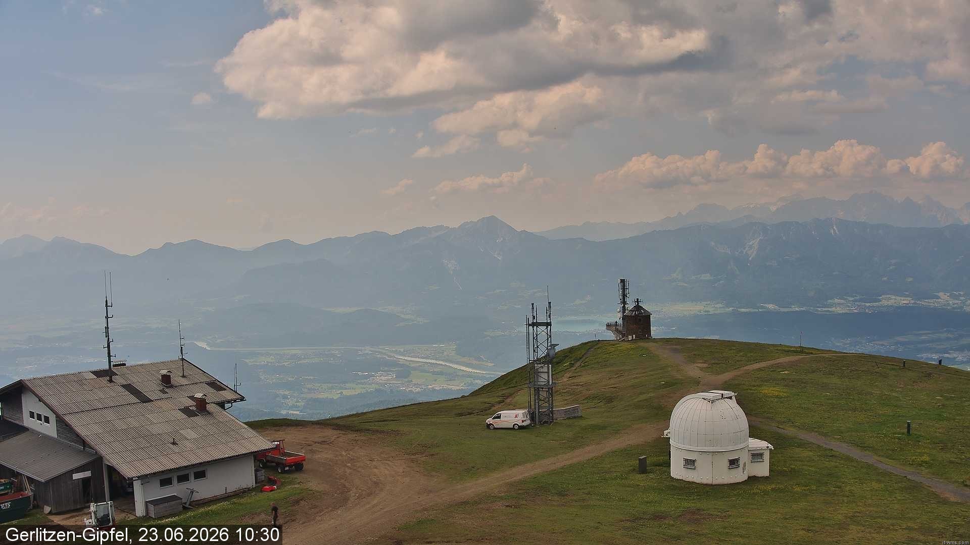 Archiv Foto Webcam Gipfel der Gerlitzen (Kärnten)