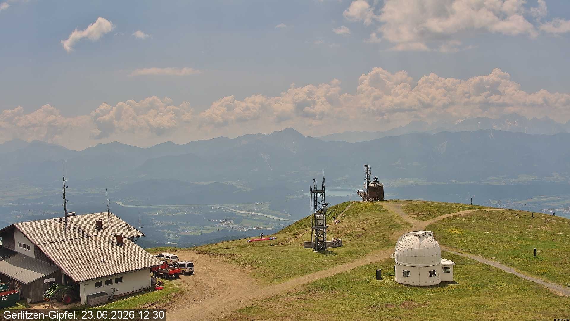 Archiv Foto Webcam Gipfel der Gerlitzen (Kärnten)